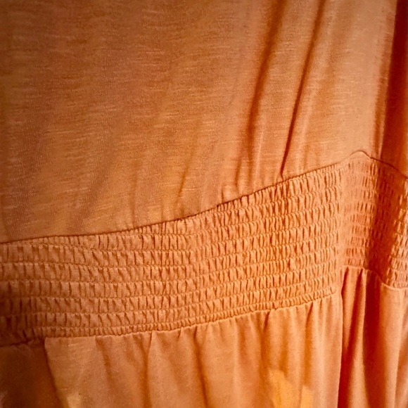 Terra & Sky Orange Long Sleeve Dress - Picture 3 of 3